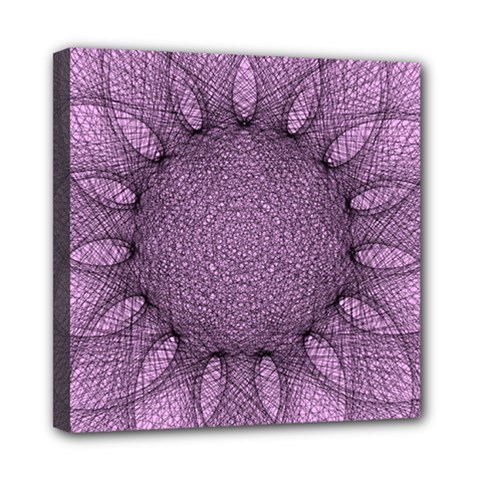 Mandala Mini Canvas 8  X 8  (framed) by Siebenhuehner