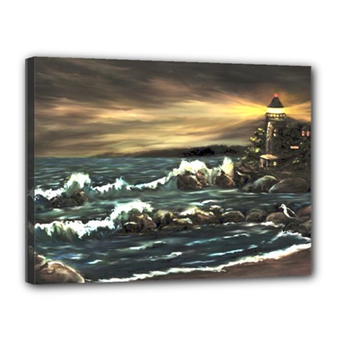  bridget s Lighthouse   By Ave Hurley Of Artrevu   Canvas 16  X 12  (stretched) by ArtRave2