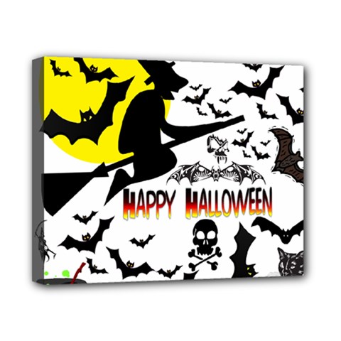 Happy Halloween Collage Canvas 10  X 8  (framed) by StuffOrSomething