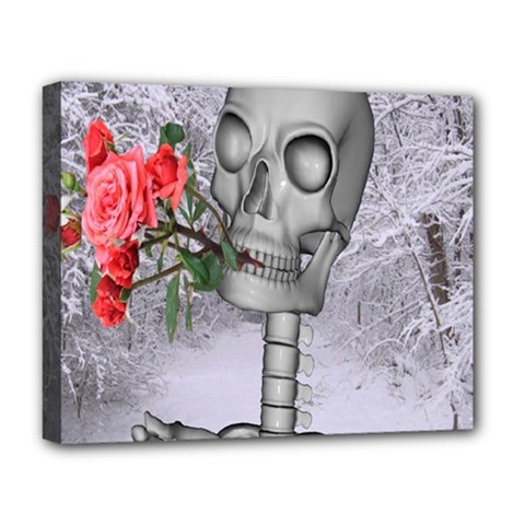 Looking Forward To Spring Deluxe Canvas 20  X 16  (framed) by icarusismartdesigns