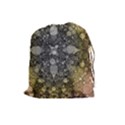 Abstract Earthtone  Drawstring Pouch (Large) View1