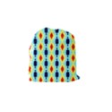 Yellow chains pattern Drawstring Pouch (Small) View2