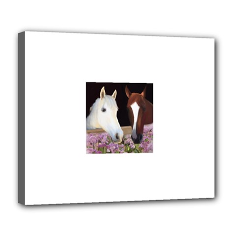 Friends Forever Deluxe Canvas 24  X 20  (framed) by JulianneOsoske