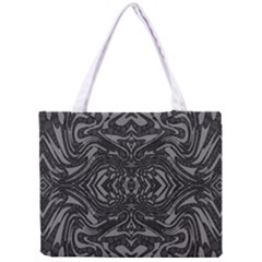 Trippy Black&white Abstract  Tiny Tote Bag by OCDesignss