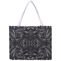 Trippy Black&white Abstract  Tiny Tote Bag by OCDesignss