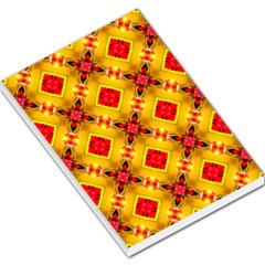 Cute Pretty Elegant Pattern Large Memo Pads by GardenOfOphir