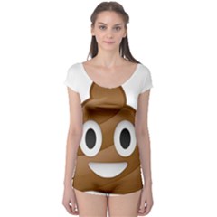 Poop Short Sleeve Leotard by redcow