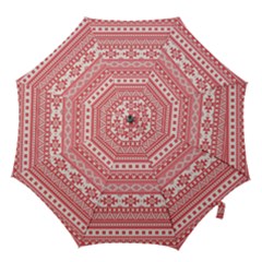 Fancy Tribal Borders Pink Hook Handle Umbrellas (large) by ImpressiveMoments