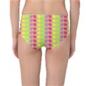 Colorful Leaf Pattern Mid-Waist Bikini Bottoms View2