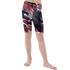 Fractal Marbled 8 Kid s Swimwear by ImpressiveMoments