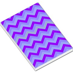 Chevron Blue Large Memo Pads by ImpressiveMoments