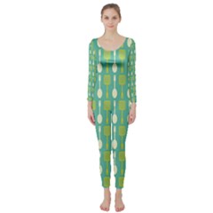 Spatula Spoon Pattern Long Sleeve Catsuit by GardenOfOphir