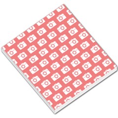Modern Chic Vector Camera Illustration Pattern Small Memo Pads by GardenOfOphir