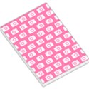 Pink Modern Chic Vector Camera Illustration Pattern Large Memo Pads View1