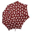 Modern Chic Vector Camera Illustration Pattern Hook Handle Umbrellas (Large) View2