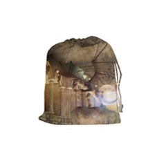The Dragon Drawstring Pouches (medium)  by FantasyWorld7