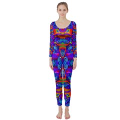 Abstract 4 Long Sleeve Catsuit by icarusismartdesigns
