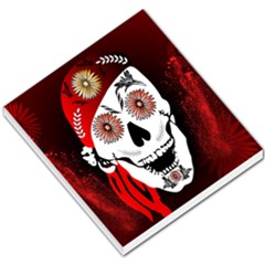 Funny Happy Skull Small Memo Pads by FantasyWorld7