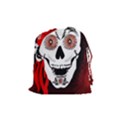 Funny Happy Skull Drawstring Pouches (Medium)  View1