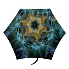 Funny Dolphin In The Universe Mini Folding Umbrellas by FantasyWorld7