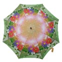 Wonderful Colorful Flowers With Dragonflies Hook Handle Umbrellas (Large) View1