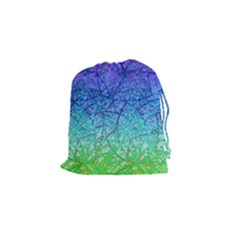 Grunge Art Abstract G57 Drawstring Pouches (small)  by MedusArt
