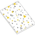 Pastel Random Triangles Modern Pattern Large Memo Pads View1