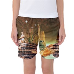 Wonderful Undergraund World Women s Basketball Shorts by FantasyWorld7