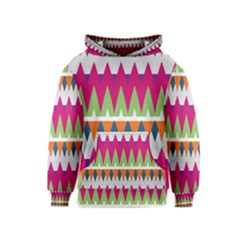 Chevron Pattern Kid s Pullover Hoodie by LalyLauraFLM