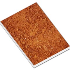 Orange Clay Dirt Large Memo Pads by trendistuff