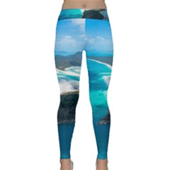 Whitehaven Beach 2 Yoga Leggings by trendistuff