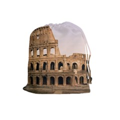 Rome Colosseum Drawstring Pouches (large)  by trendistuff
