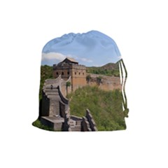 Great Wall Of China 3 Drawstring Pouches (large)  by trendistuff