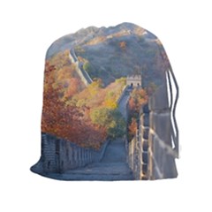 Great Wall Of China 1 Drawstring Pouches (xxl) by trendistuff