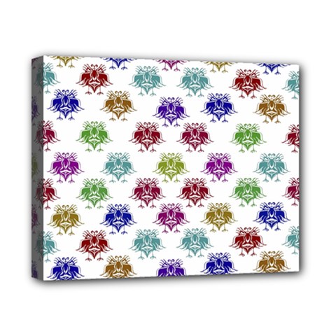 Fantasy Angry Birds Drawings Pattern Canvas 10  X 8  by dflcprints