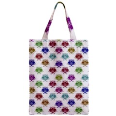 Fantasy Angry Birds Drawings Pattern Zipper Classic Tote Bags by dflcprints