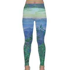 Fantasy Landscape Photo Collage Yoga Leggings by dflcprintsclothing