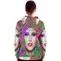 Flowers In Your Hair Women s Zipper Hoodie View2