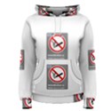 No Smoking  Women s Pullover Hoodie View1