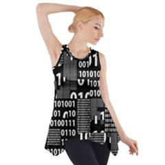 Beautiful Binary Side Drop Tank Tunic by StuffOrSomething