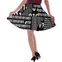 Beautiful Binary A-line Skater Skirt View2