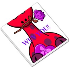 Wuv You! Small Memo Pads by SugaPlumsEmporium