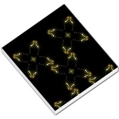 Festive Black Golden Lights  Small Memo Pads by yoursparklingshop