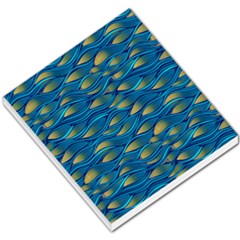 Blue Waves Small Memo Pads by FunkyPatterns