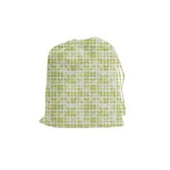 Pastel Green Drawstring Pouches (medium)  by FunkyPatterns