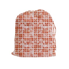 Pastel Red Drawstring Pouches (extra Large) by FunkyPatterns