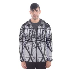 Tree Lines Hooded Wind Breaker (men) by RoseanneJonesPhotography