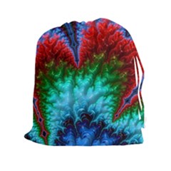 Amazing Special Fractal 25b Drawstring Pouches (xxl) by Fractalworld