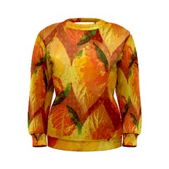 Fall Colors Leaves Pattern Women s Sweatshirt by DanaeStudio