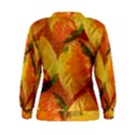 Fall Colors Leaves Pattern Women s Sweatshirt View2